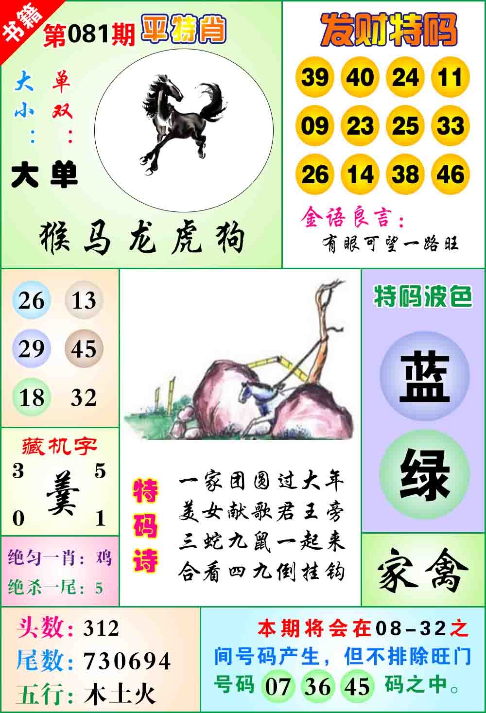 081期澳门天王宝典[图]